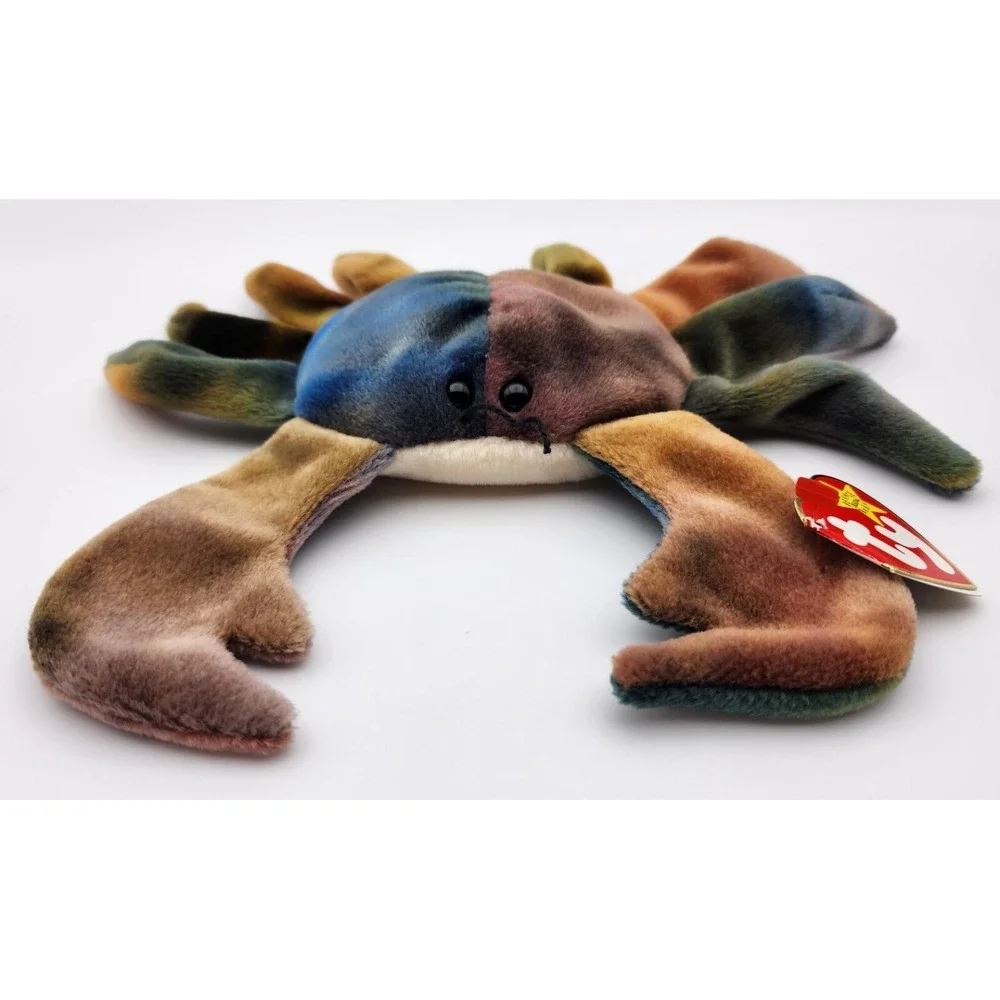 TY Beanie Baby - CLAUDE the Crab (7.5‎ inch)